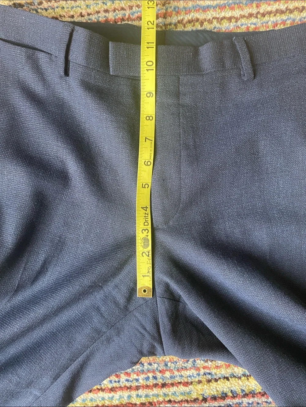 Banana Republic Marzotto Navy Modern Slim Fit Dress Pants in Wool 34x30